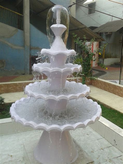 Rm 6ft White Marble Stone Water Fountain R Marbles