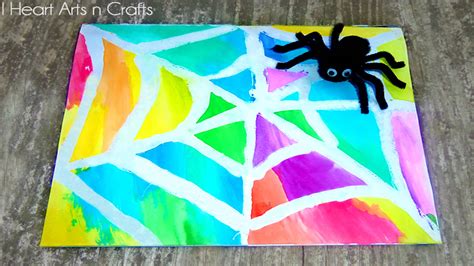 Watercolor Resist Spider Webs Crafts For Kids Pbs Kids For Parents