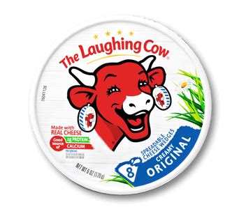 Happy cow and laughing cow are two different brands of cheese actually! Red, White & Blue Nachos | The Laughing Cow