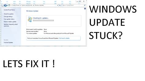 How To Fix Windows Update When It Gets Stuck