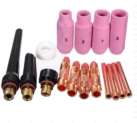 Pcs Tig Consumables Kits Argon Welding Torch Spare Parts For Wp