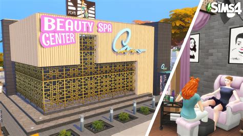 Beauty Spa Center Sims 4 No Cc Sims 4 Spa Day Refresh Fast Build