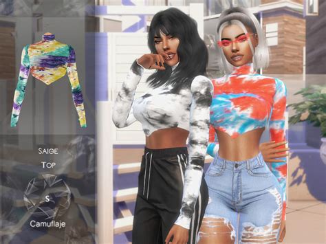 Saige Top By Camuflaje From Tsr Sims 4 Downloads
