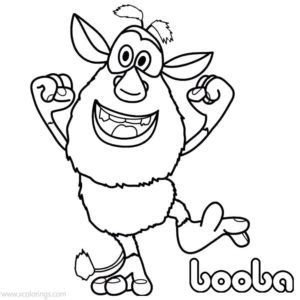 Everyone's favorite booba is a playful and inquisitive enigmatic character. Happy Booba Coloring Pages - XColorings.com