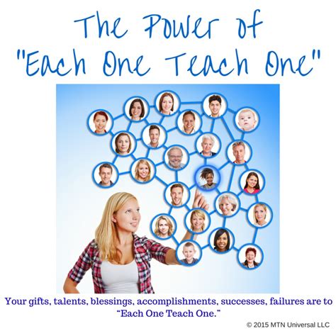 The Power Of Each One Teach One — Mtn Universal