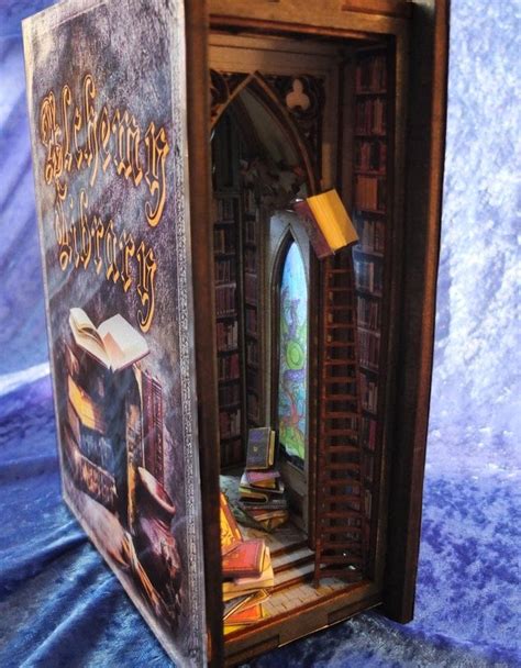 Fantasy Inspired Bookshelf Dioramas Add Miniature Magic To Your Shelves
