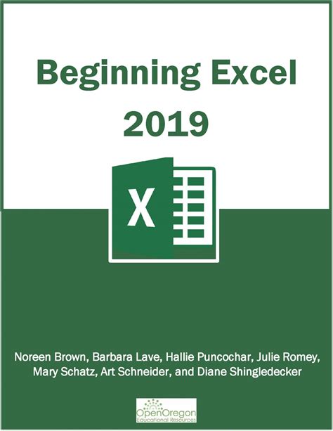 Beginning Excel 2019 Simple Book Publishing