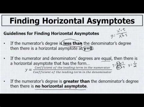 Would it be possible to reenter the atmosphere. Calculus - Finding Horizontal Asymptotes - YouTube