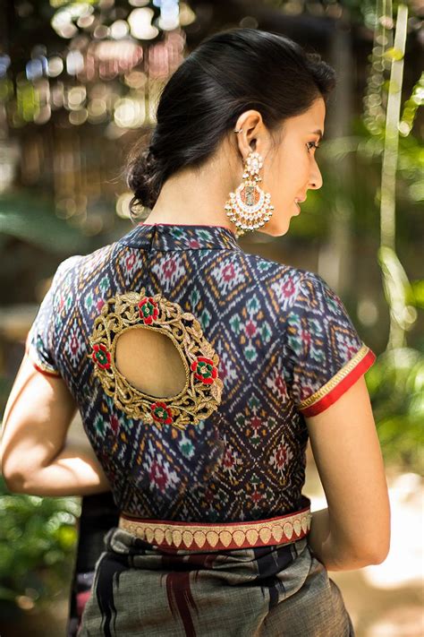 10 New High Neck Blouse Designs For Diwali Indian Beauty And Lifestyle Blog