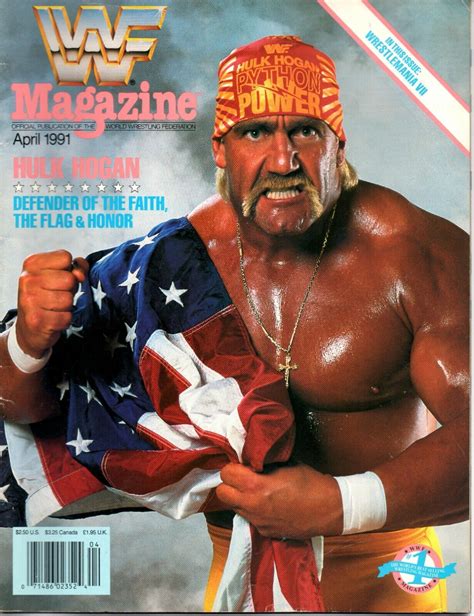 Hulk Hogan April 1991 Wwf Wrestling Magazine Wwe Catalog Undertaker