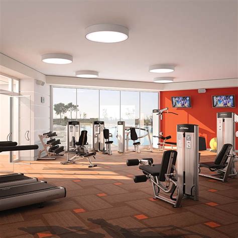 Looking to upgrade the look of your gym? Huge Home Gym with Red Walls - Home Gym Ideas! | fbeed.com ...