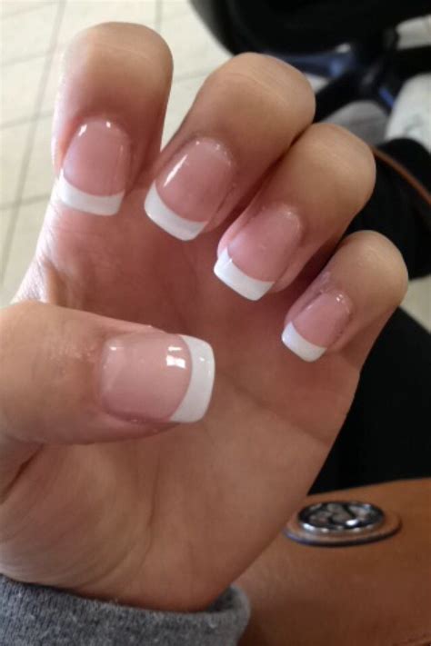Classic French Manicure In 2019 French Manicure Acrylic Nails Gel Nails French French Tip