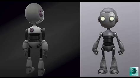 Modeling A Robot Using 3ds Max Timelapse Youtube