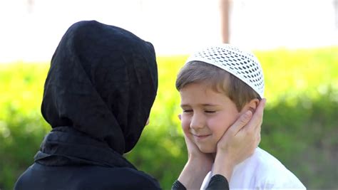 Arabic Mother And Son Together Stock Footage Video 8473294 Shutterstock