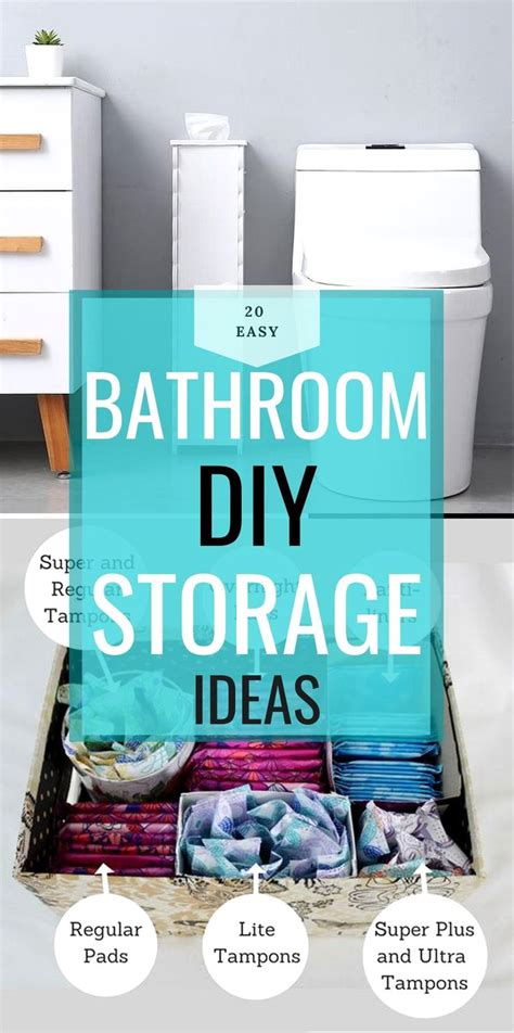 Bathroom Storage Ideas And Hacks Diy Bathroom Storage Bathroom Diy