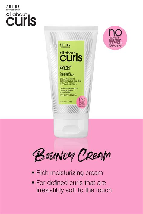 All About Curls Bouncy Cream In 2021 Silicones Curls Moisturizer Cream