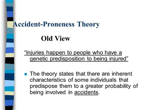 Accident Proneness Liberal Dictionary