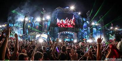 Stage Volcano Tomorrowworld Tomorrowland Edm Arrived Crowd