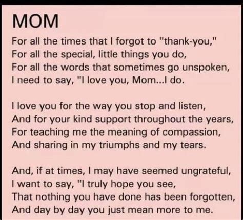 Mom Poem Pictures Photos And Images For Facebook Tumblr Pinterest
