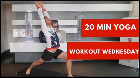 20 Min Yoga Workout With Olympic Diver Leon Taylor Workout Wednesday