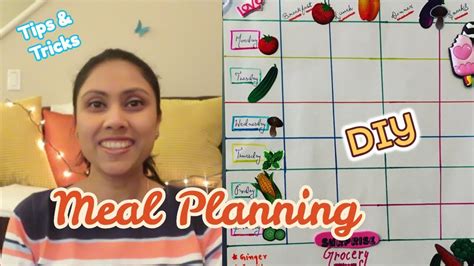 Indian Meal Planning Tips For Beginners I Diy Meal Planning Sheet I
