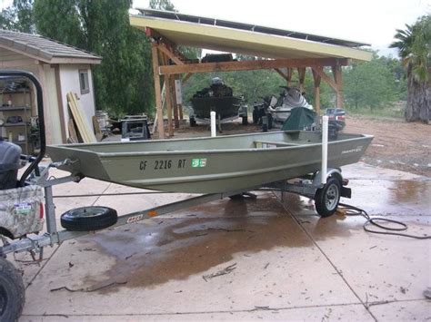 15 Tracker Topper 1542 Jon Boat 25 Hp Mariner And Trailer Sold