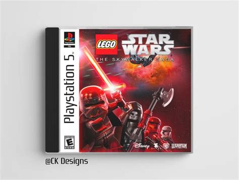 Lego Star Wars The Skywalker Saga Ps5 Custom Ps1 Inspired Etsy