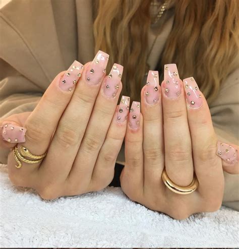 56 Stylish Acrylic Nude Coffin Nails Color Design For Spring And Summer