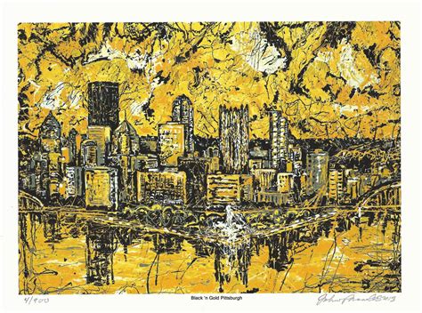 Pittsburgh Skyline Art Pittsburgh Proud Pittsburgh Wall Art Etsy