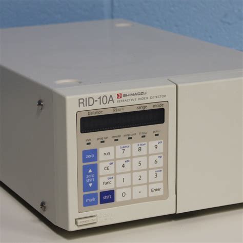 1 installing the refractive index detector site requirements 12 physical specifications 14 unpacking the detector 15 optimizing the stack configuration 18 installing the detector 20 flow connections to the detector 22. Refurbished Shimadzu RID-10A Refractive Index Detector