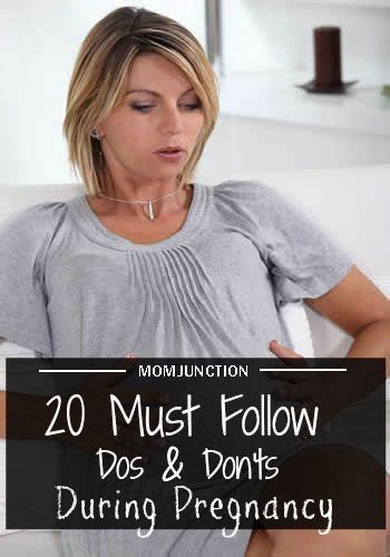a must follow list of dos and don ts when pregnant artofit