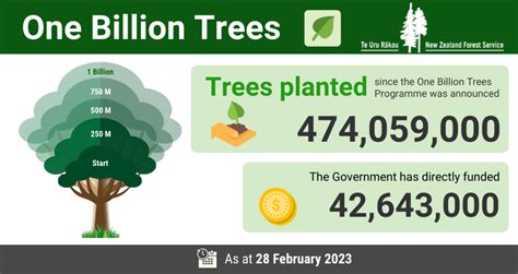 How Well Plant One Billion Trees Nz Government