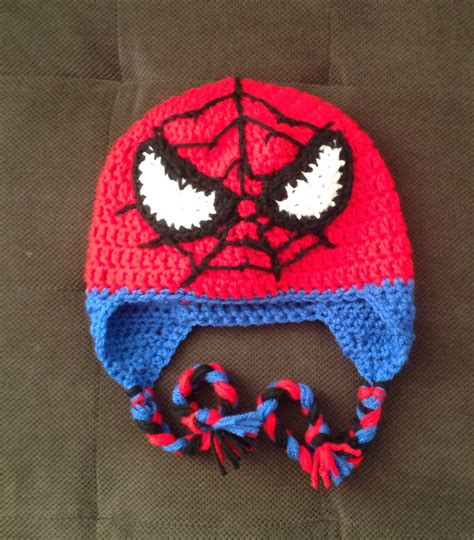 Crochet Spider Man Hat Crochet Hats Crochet Character Hats Crochet