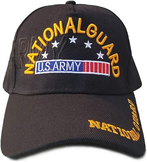 Us Army Hat National Guard Black Adjustable Cap Clothing