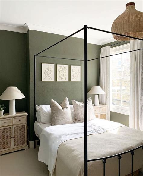 Olive Green And White Bedroom Ideas