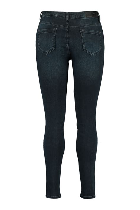 dames skinny leg high waist jeans cherry bij ms mode®