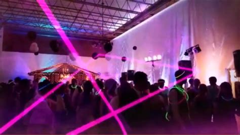 Blacklight Glow Dj Dance Party High School Homecoming Prom Dj Youtube