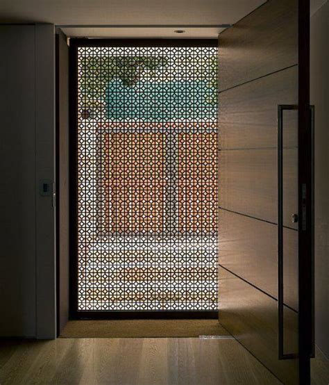 Decorative Metal Screen Panels In Modern Home Exteriors And Interiors