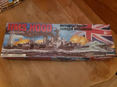 Lindberg Hms Hood British Battleship Model Kit Scale New In Box Picclick