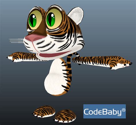 Codebabys Koko As A Tiger By Julieduffens On Deviantart