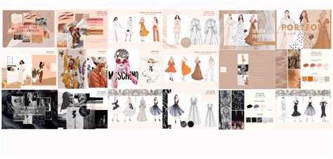 Fashion Portfolio Downloadable Template Fashion Portfolio Layout