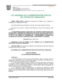 LEY ORGÁNICA DE LA ADMINISTRACIÓN ley org 193 nica de la