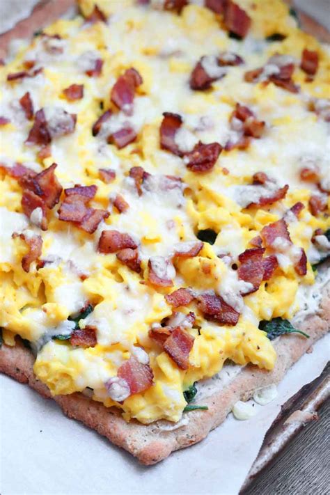 Gluten Free Breakfast Pizza Grazed And Enthused