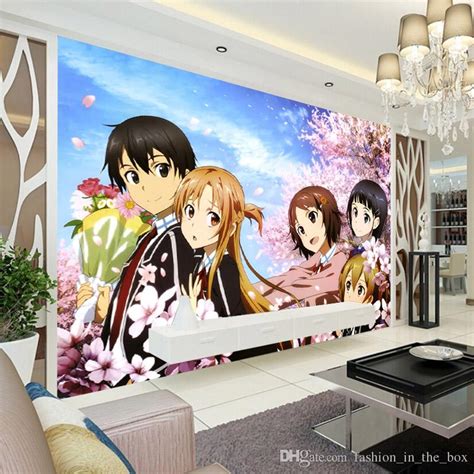 Sword Art Online Photo Wallpaper Wall Mural Custom Anime Wallpaper 3d