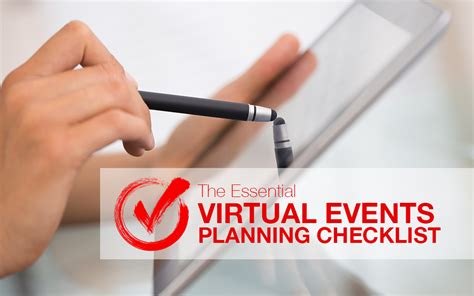 The Essential Checklist For Virtual Event Planning Event Leadership