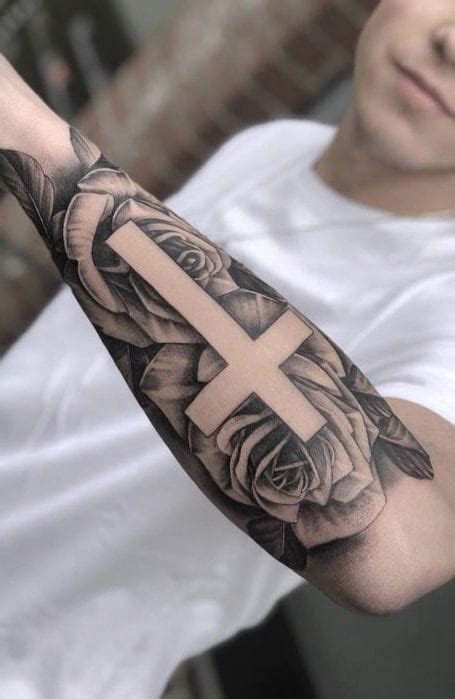 30 Cross Tattoo Designs For Men And Meaning The Trend Spotter