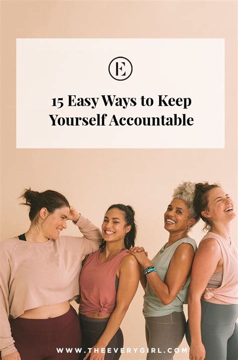 15 Easy Ways To Keep Yourself Accountable New Years Resolutions