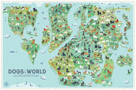 Dogs Of The World Vivid Maps