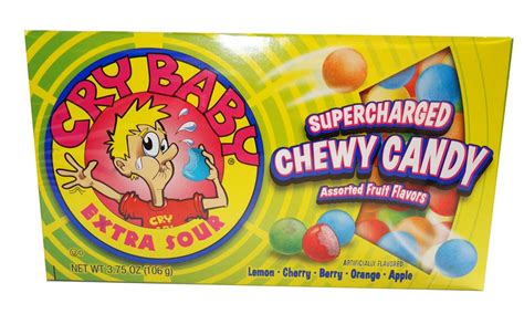 Cry Baby Extra Sour Bubble Gum Theatre Box And Other Confectionery