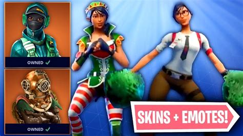 There are a total of 12 skins that have been added in this update and there is one epic, 8 rare and 2 uncommon skins as well as a dark rarity skin that has been added. ALL LEAKED FORTNITE SKINS AND EMOTES! - NEW Leaked ...